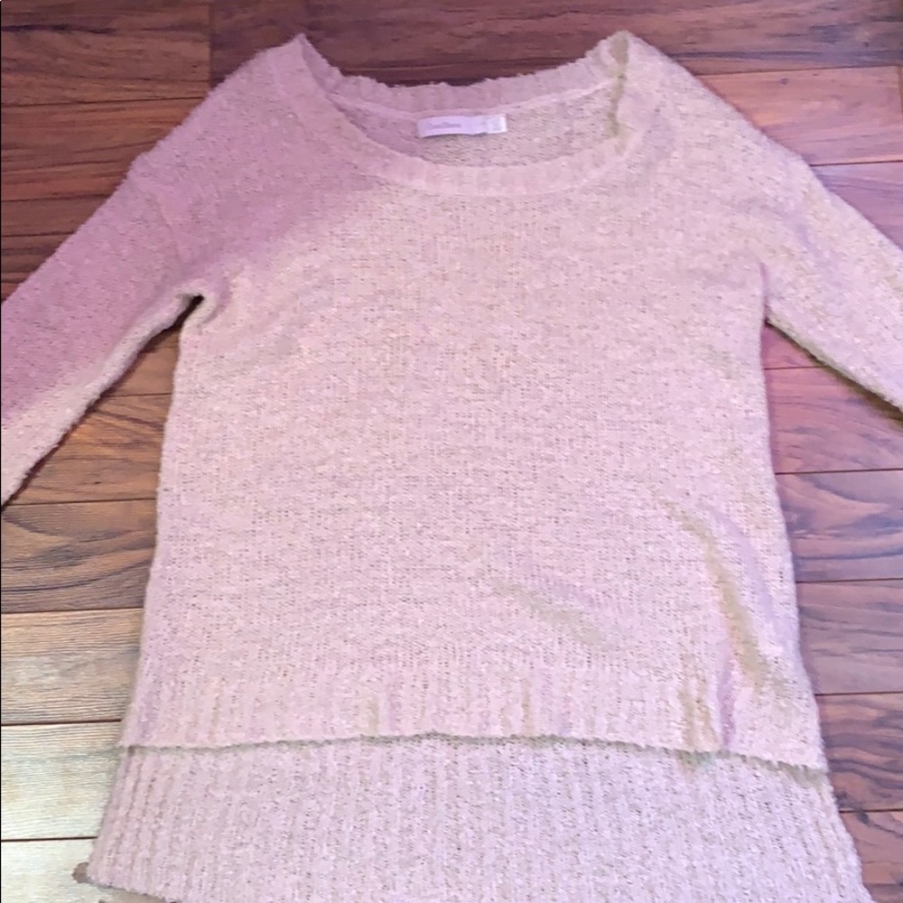 Acrylic long sleeve sweater shirt
